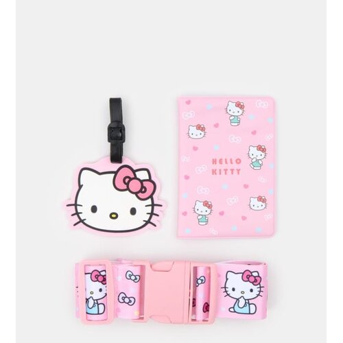 Sinsay Hello Kitty putni set: futrola za putovnicu, remen za kovčeg i oznaka za prtljagu Cijene