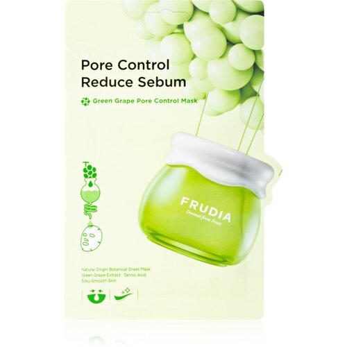 Frudia Green Grape maska iz platna za zmanj&amp;scaron;anje por 20 ml Slike