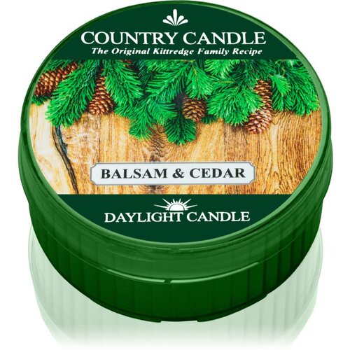 Country Candle Balsam & Cedar čajna sveča 42 g Cene