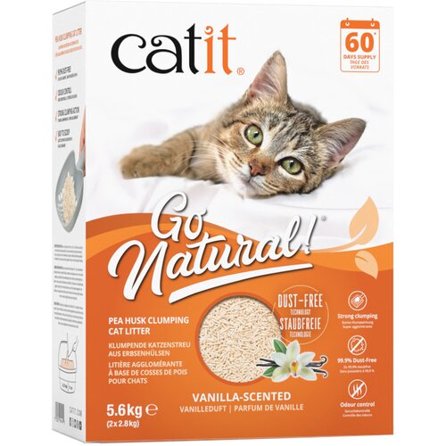 Catit Go Natural pijesak za mačke s mirisom vanilije - 5,6 kg (2 x 2,8 kg) Cijene