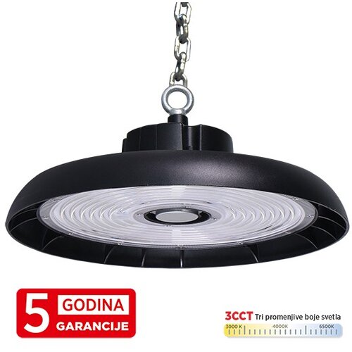Mitea Lighting LED UFO svetiljka crna 200W 3CCT 3000/4000/6500K IP65 4KV 5Y M460200-C5-CCT Cene
