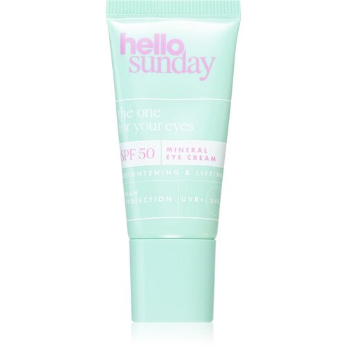 Hello sunday the one for your eyes gladilna in posvetlitvena krema za predel okoli oči SPF 50 15 ml Slike