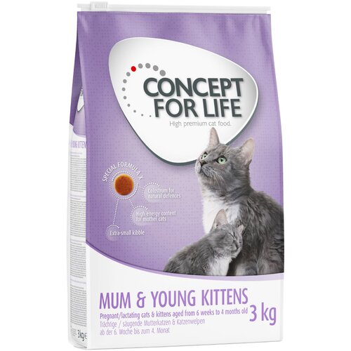 Concept for Life Mum & Young Kittens - izbolj&scaron;ana receptura! - 3 kg Cijene