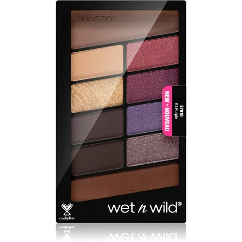 Wet N Wild color Icon 10 Pan paleta od 10 sjenila za oči 10 g nijansa V.I.Purple