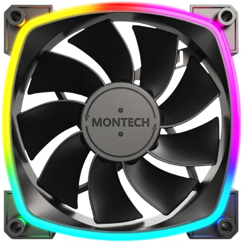 MONTECH fan RX120 pwm black Slike