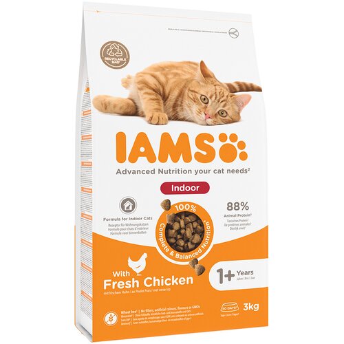  10 % popust na IAMS suho mačjo hrano! - Vitality Cat Adult Indoor pi&scaron;čanec (3 kg) Cijene