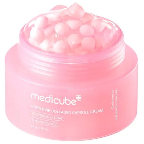 MEDICUBE Krema za lice PDRN Pink Collagen Capsule Cream, 55 g Slike