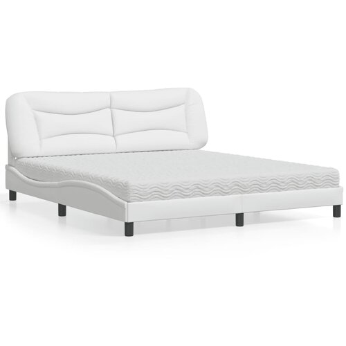 vidaXL Krevet s madracem bijeli 180 x 200 cm od umjetne kože Cijene
