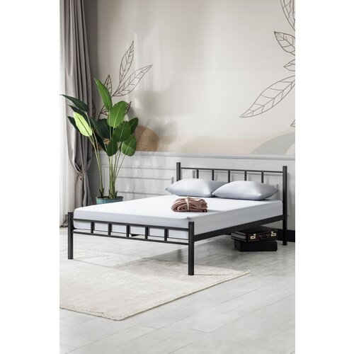Hanah home Francuski ležaj K90, 120x95x200 cm, Crni Cene