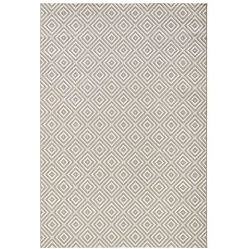 NORTHRUGS Sivi vanjski tepih Karo, 160 x 230 cm