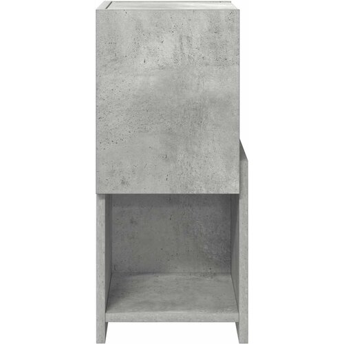  Kutni ormarić Betonski sivi 25,5x25x55cm Konstruirano drvo Slike