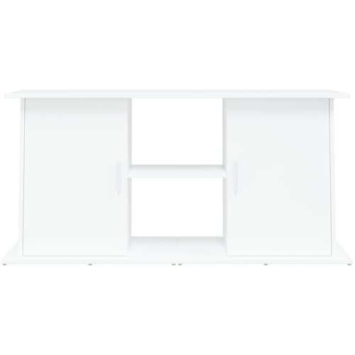  Stalak za akvarij bijeli 121 x 41 x 58 cm od konstruiranog drva Slike