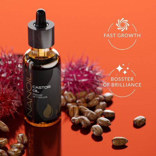 Nanoil Castor Oil ricinusovo ulje za lice, tijelo i kosu 50 ml Slike