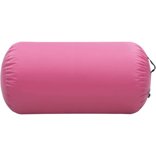  Gimnastički valjak na napuhavanje s crpkom 120 x 90 cm PVC rozi Slike