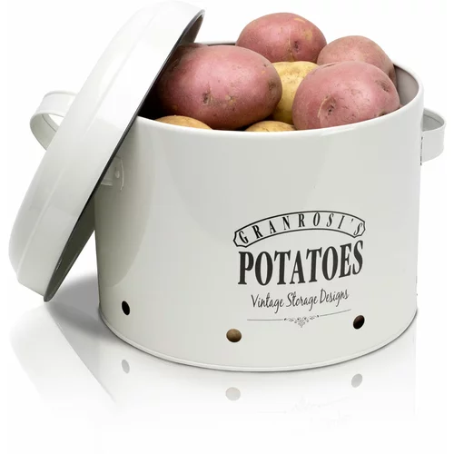 Klarstein Idaho, kutija za krumpir, emajlirani čelični lim, cca 27 × 21 × 23,5 cm (Š × V × H), nehrđajuća