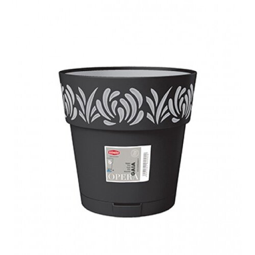 STEFANPLAST Saksija 15x15cm Gaia 88303 tamno siva Cijene