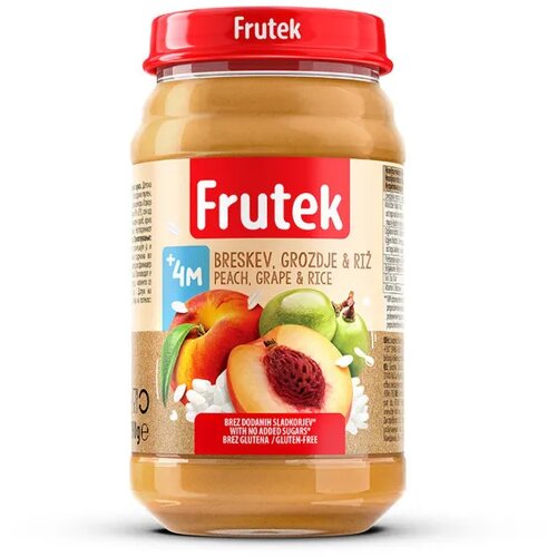 Frutek kašica breskva, riža i grožđe 190g Cijene