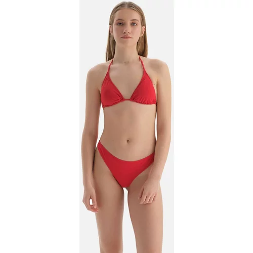 Dagi Red Triangle Small Bikini Top