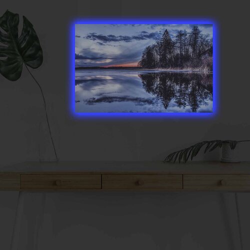 Wallity Slika sa LED osvetljenjem 4570DHDACT-013, 45x70 cm Cene