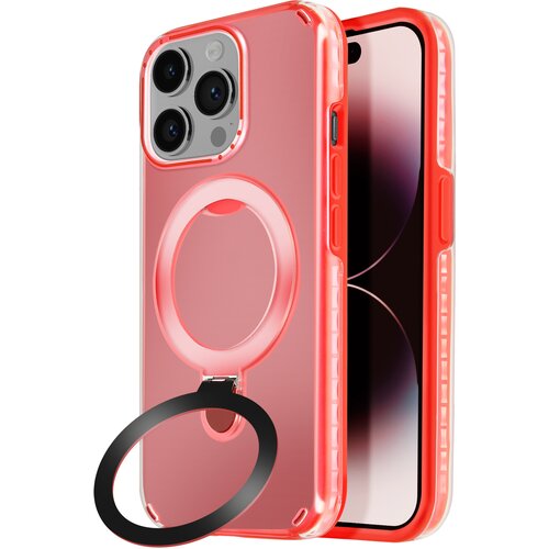 AVIZAR Trdo ohišje MagSafe za iPhone 14 Pro Max z zložljivim stojalom, Rdeča, (5000011055) Cene