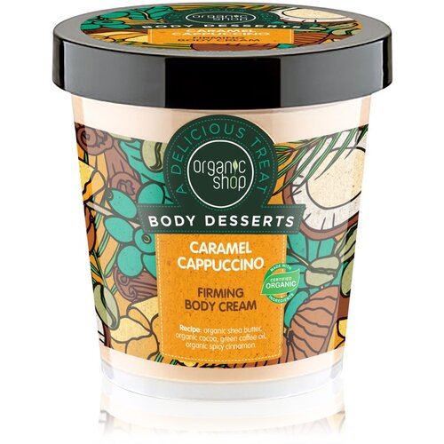Organic Shop Body Desserts Caramel Cappuccino krema učvr&amp;scaron;ćivanje tijela 450 ml Slike