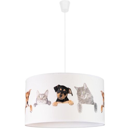  Duolla - Dečiji luster na sajli PRINT M 1xE27/40W/230V prečnik 35 cm životinje Cene