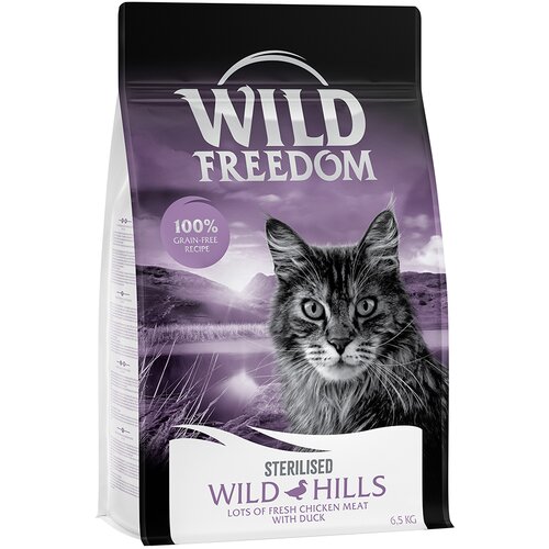 Wild Freedom Adult "Wild Hills" Sterilised pačetina - bez žitarica - 6,5 kg Cijene