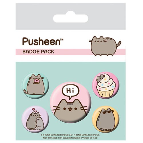  KOMPLET ZNAČK PUSHEEN SAYS HI, (20871725) Cene