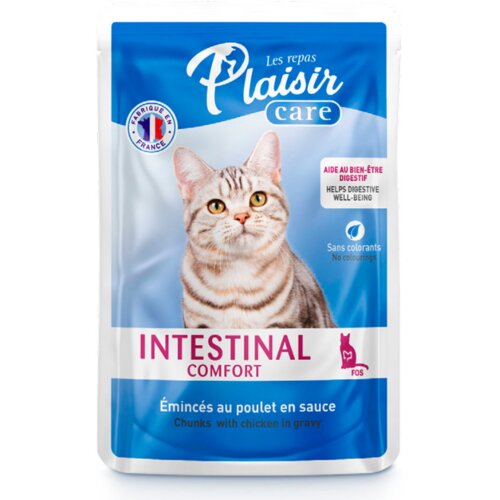 Plaisir psosić za mačke care intestinal comfort 85g Slike