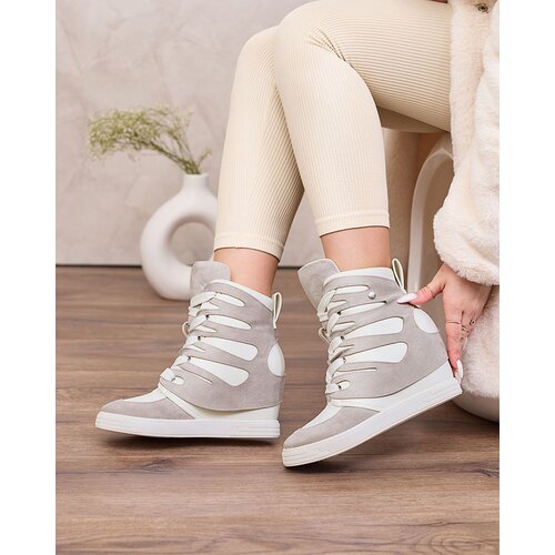 Resti Grey women&amp;#039;s sporty boots on a Pamstinsa heel Slike