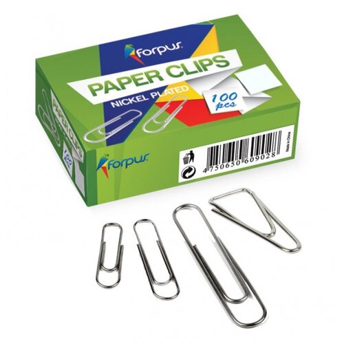 Forpus Sponke za papir, srebrne 50 mm Slike