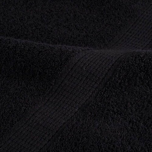  Ručnik za Goste SOLUND 25 pcs Crna 100 x 200 cm 550 gsm Slike