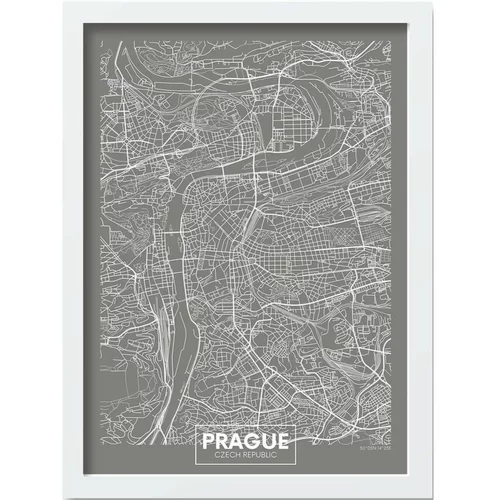 Wallity Plakat z okvirjem 40x55 cm Prague – Wallity