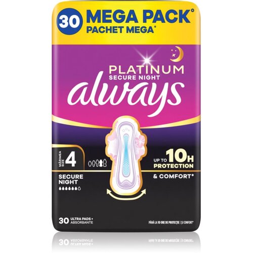 Always Platinum Secure Night Size 4 ulo&scaron;ci za noć 30 kom Cijene