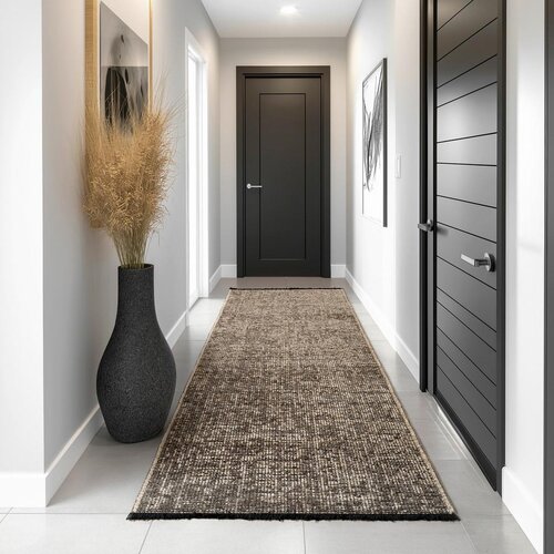Novel Ravno Tkana Preproga Space, Rjava, 80x150cm Slike