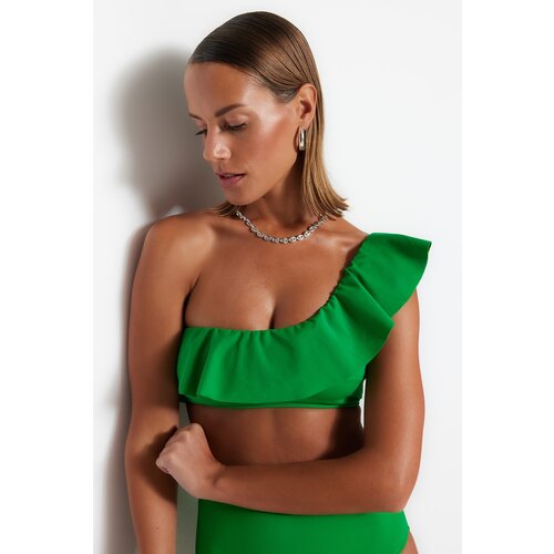 Trendyol Bikini Top - Green - Polka dot Slike