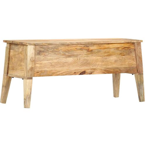 VidaXL kutija za pohranu 99 x 35 x 48 cm od masivnog drva manga Slike