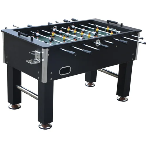  Stol za ni nogomet Foosball 121 x 61 x 81 - crni