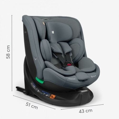  Auto sedi&amp;scaron;te I-Van I-Size 40-150cm sa isofixom - DARK GRAY (kkb00082) Slike