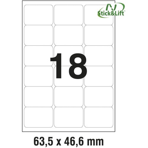  ETIKETE ILK 63,5X46,6MM ODLJEPLJIVE PK25L ZWECKFORM L6025REV-25 Cijene