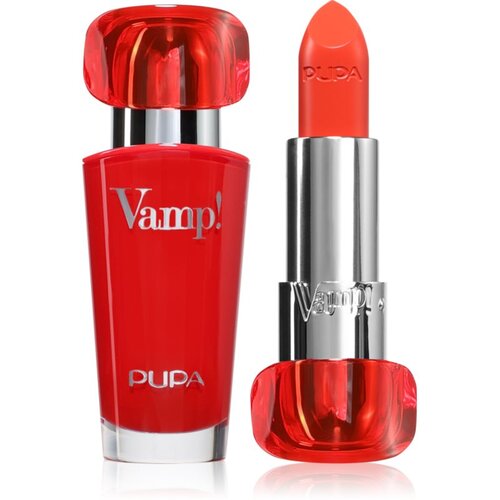 PUPA Milano Vamp! Luminous Lipstick ruž za punije usne nijansa 306 Outstanding Orange 3.5 g Cene