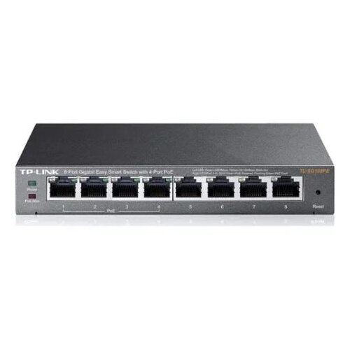 Tp-link TL-SG108PE 8-port gigabit (4x PoE+) RJ45 Easy Smart mrežno stikalo switch Cene