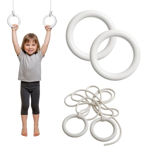 Monkey Gym Gimnastični Obročniki Otro&scaron;ki Champion Beli, (5000081537) Cene