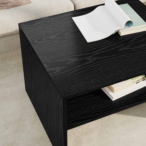  Kava Stol Crni hrast 60 x 50 x 40 cm Konstruirano drvo Slike