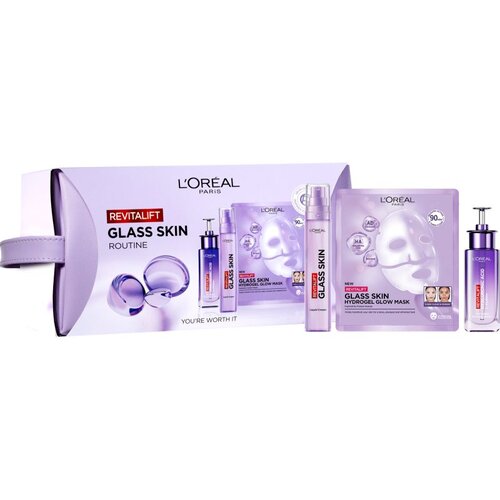 L&amp;acute;Or&amp;eacute;al Paris Revitalift Filler Glass Skin poklon set za intenzivnu njegu lica Slike