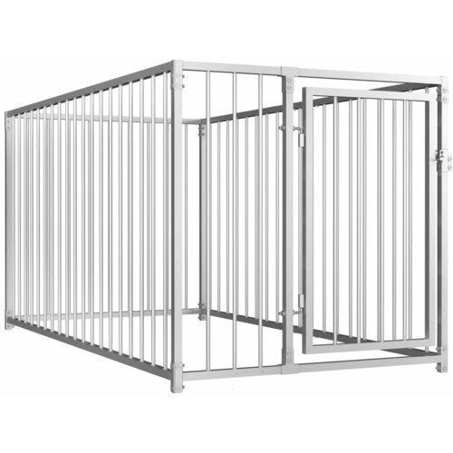 vidaXL Zunanji pasji boks 100x200x100 cm Cene