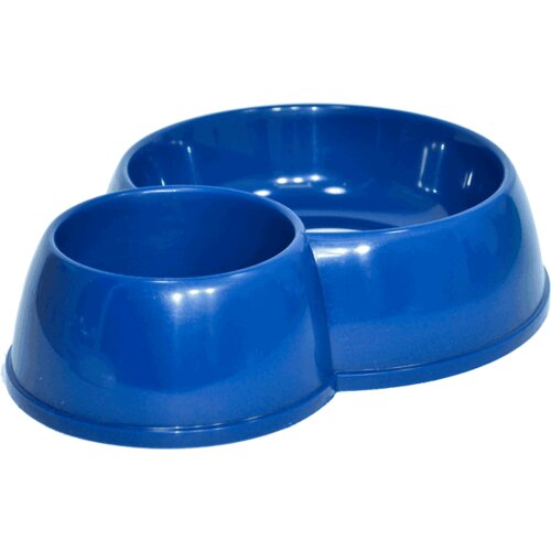 Moderna Dupla posuda za hranu i vodu Double Eco Bowl Cat - plava Slike