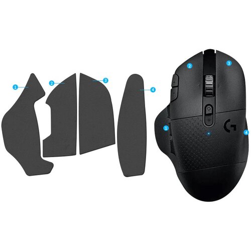 INF Izbolj&scaron;ane nalepke za mi&scaron;ko za Logitech G604 - Temno sive, (5000071766) Cene