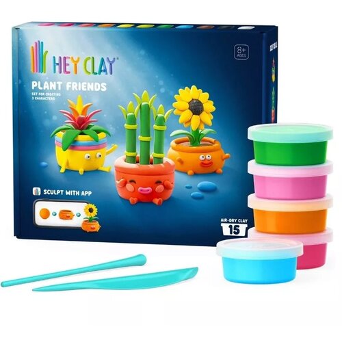 Hey Clay : Kreativni set plastelina za ljubitelje biljaka &amp;ndash; set od 15 komada Slike
