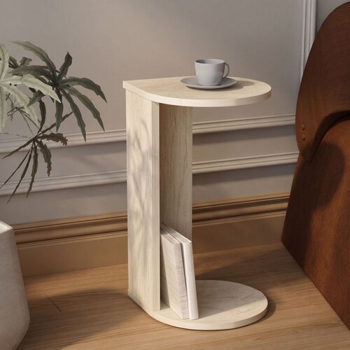 Hanah home pomoćni sto drop, 30 cm, travertin Cene